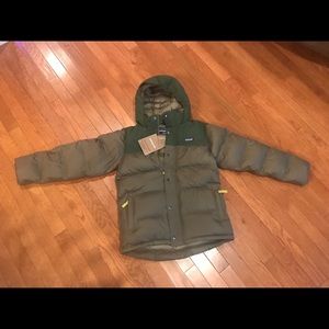 NWT Patagonia Boys Bivy Down Hoody Jacket Large 12